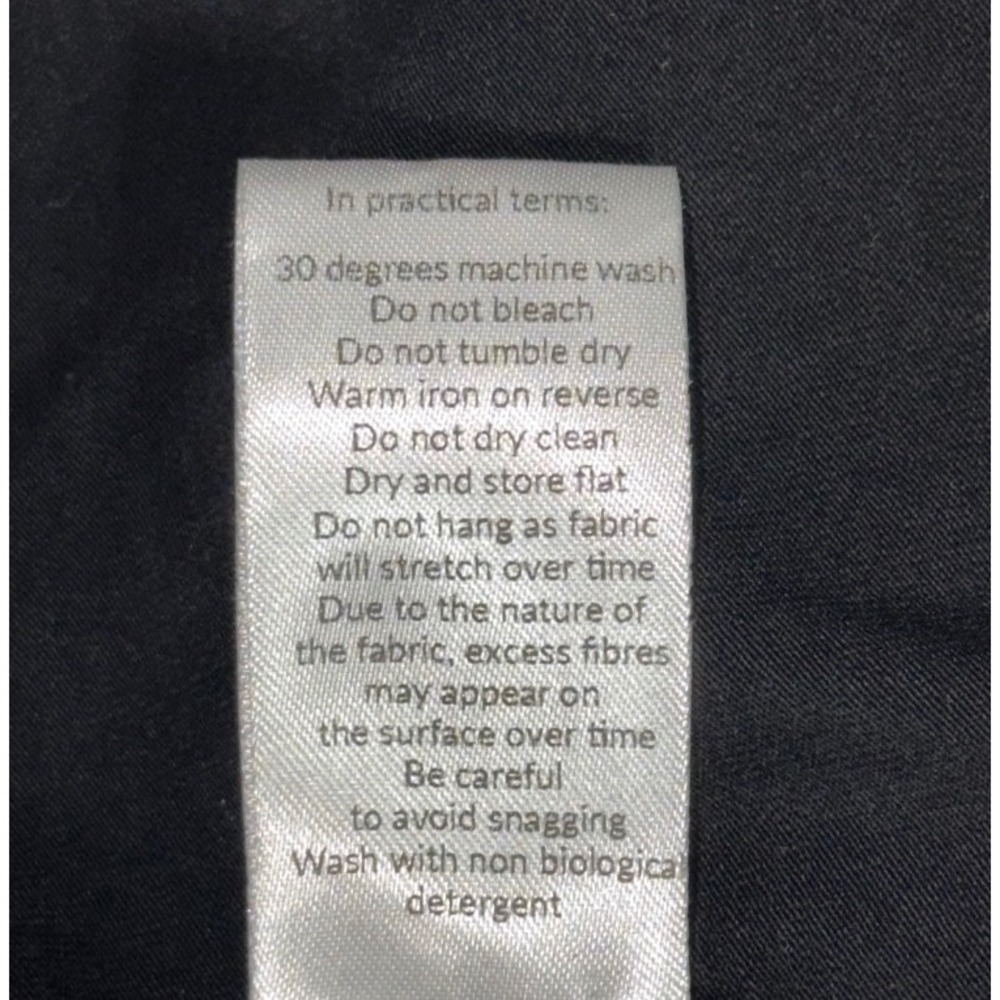 Saint + Sofia Black‎ Organic Cotton Maxi Dress Women's Size 12 UK 16 EU XL - Picture 10 of 14